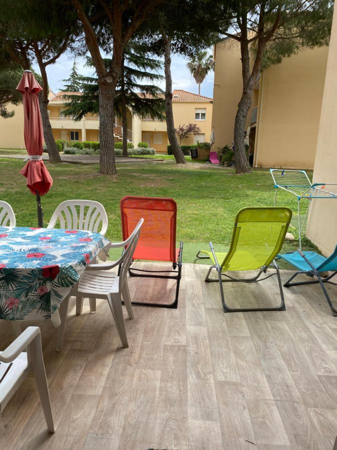 T2 Rdc A Canet En Roussillon Europa 4 Pers ,Piscine,Clim, Tennis, Parking Екстер'єр фото