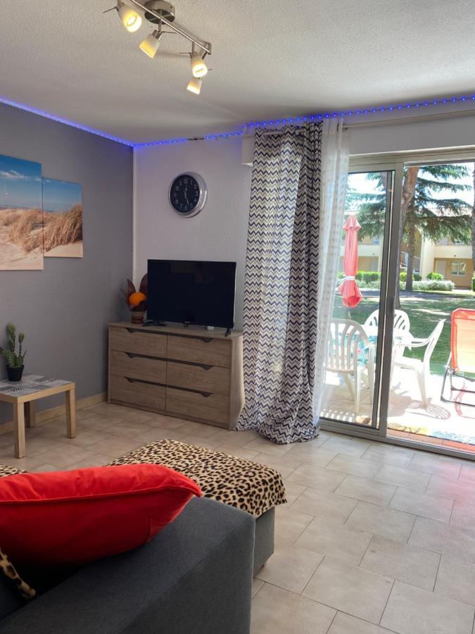 T2 Rdc A Canet En Roussillon Europa 4 Pers ,Piscine,Clim, Tennis, Parking Екстер'єр фото
