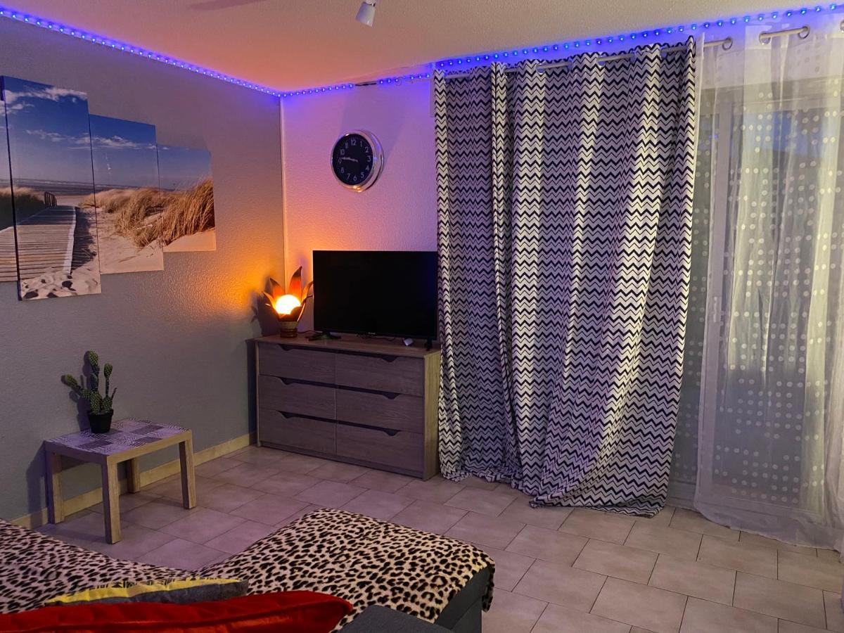 T2 Rdc A Canet En Roussillon Europa 4 Pers ,Piscine,Clim, Tennis, Parking Екстер'єр фото
