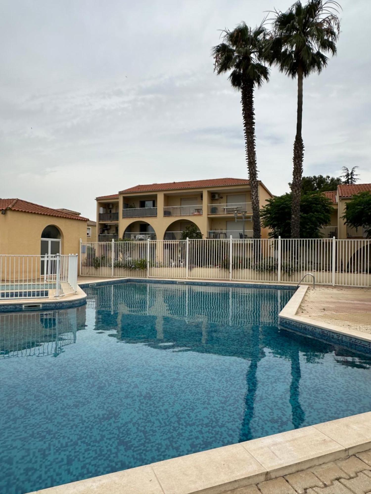 T2 Rdc A Canet En Roussillon Europa 4 Pers ,Piscine,Clim, Tennis, Parking Екстер'єр фото
